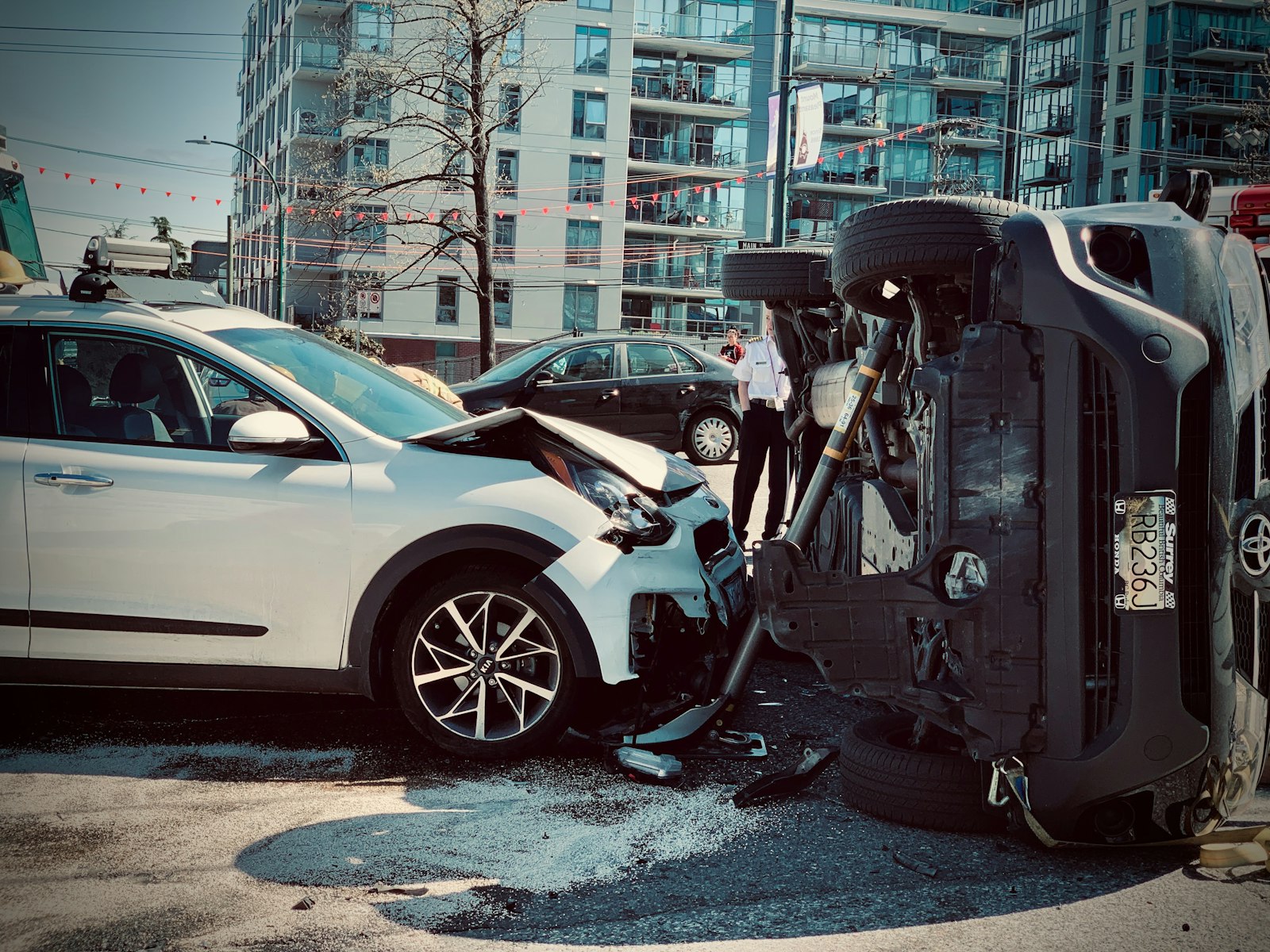 A car accident where Pennsylvania minimum liability limits may fall short