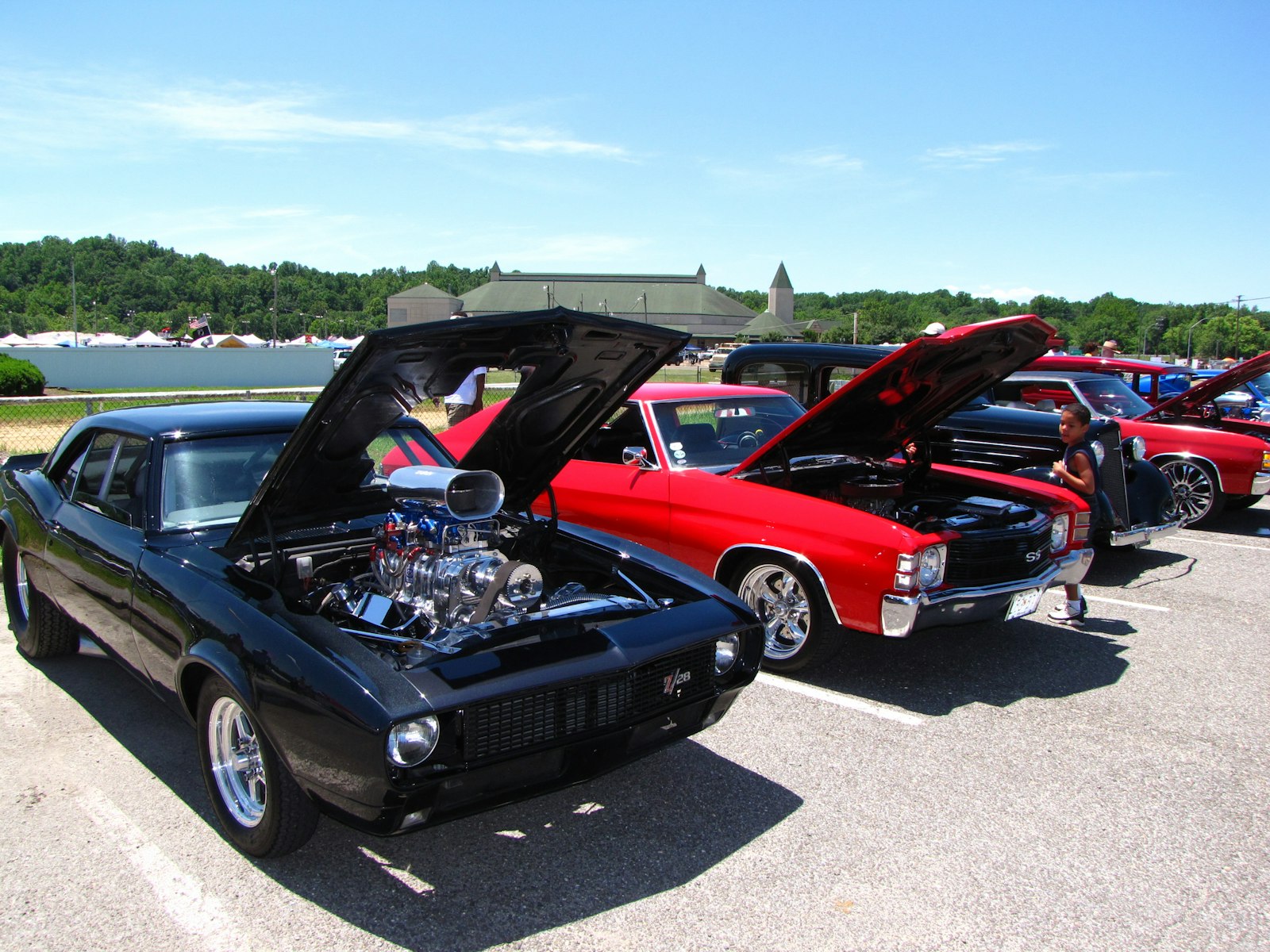 A classic car club event in Pennsylvania