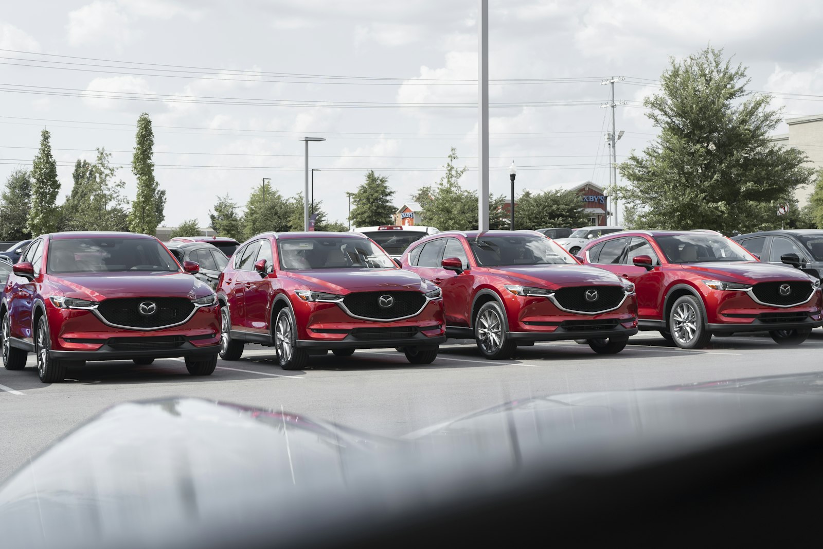 Comparable vehicles used to establish actual cash value