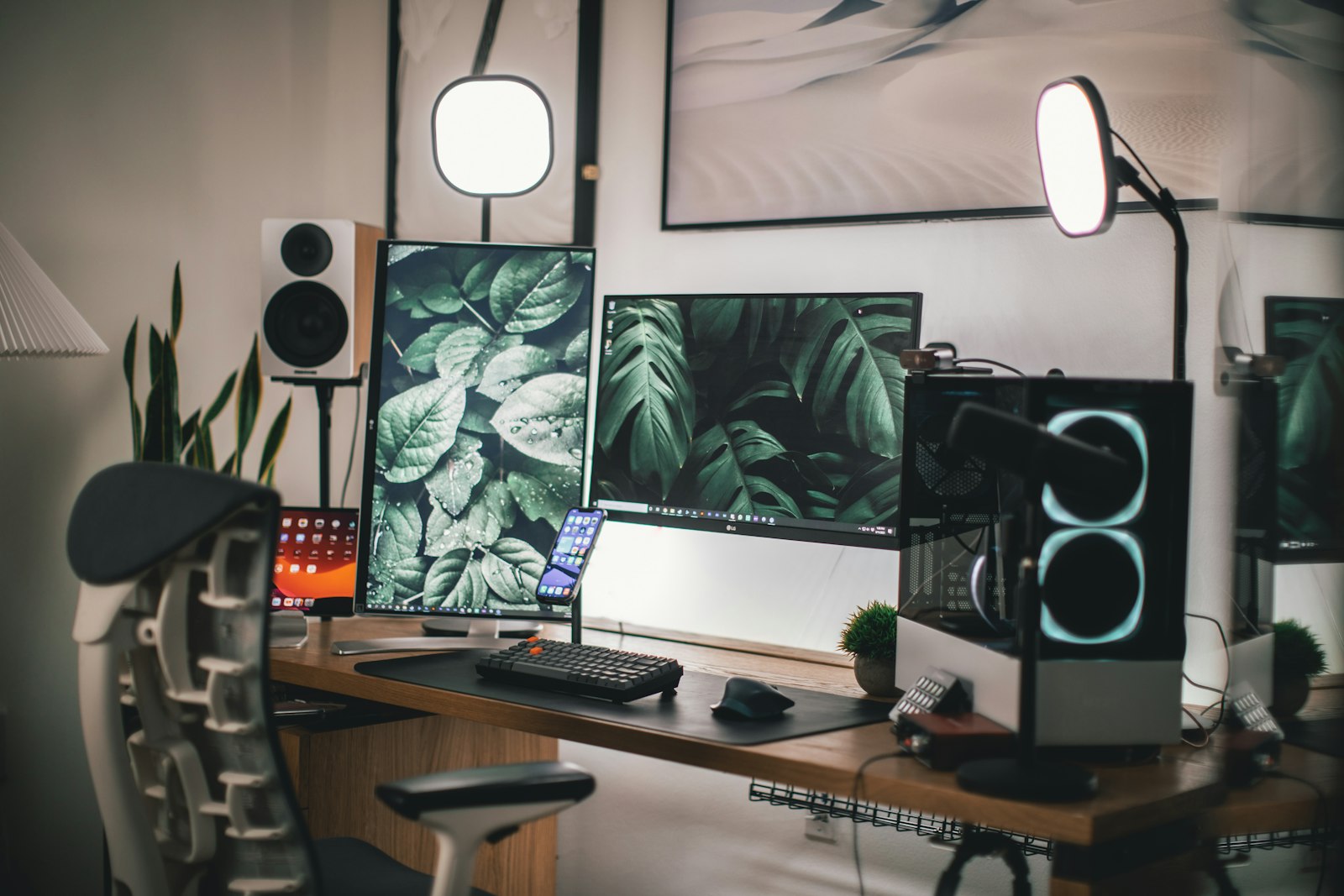 Business equipment in a Pennsylvania home office