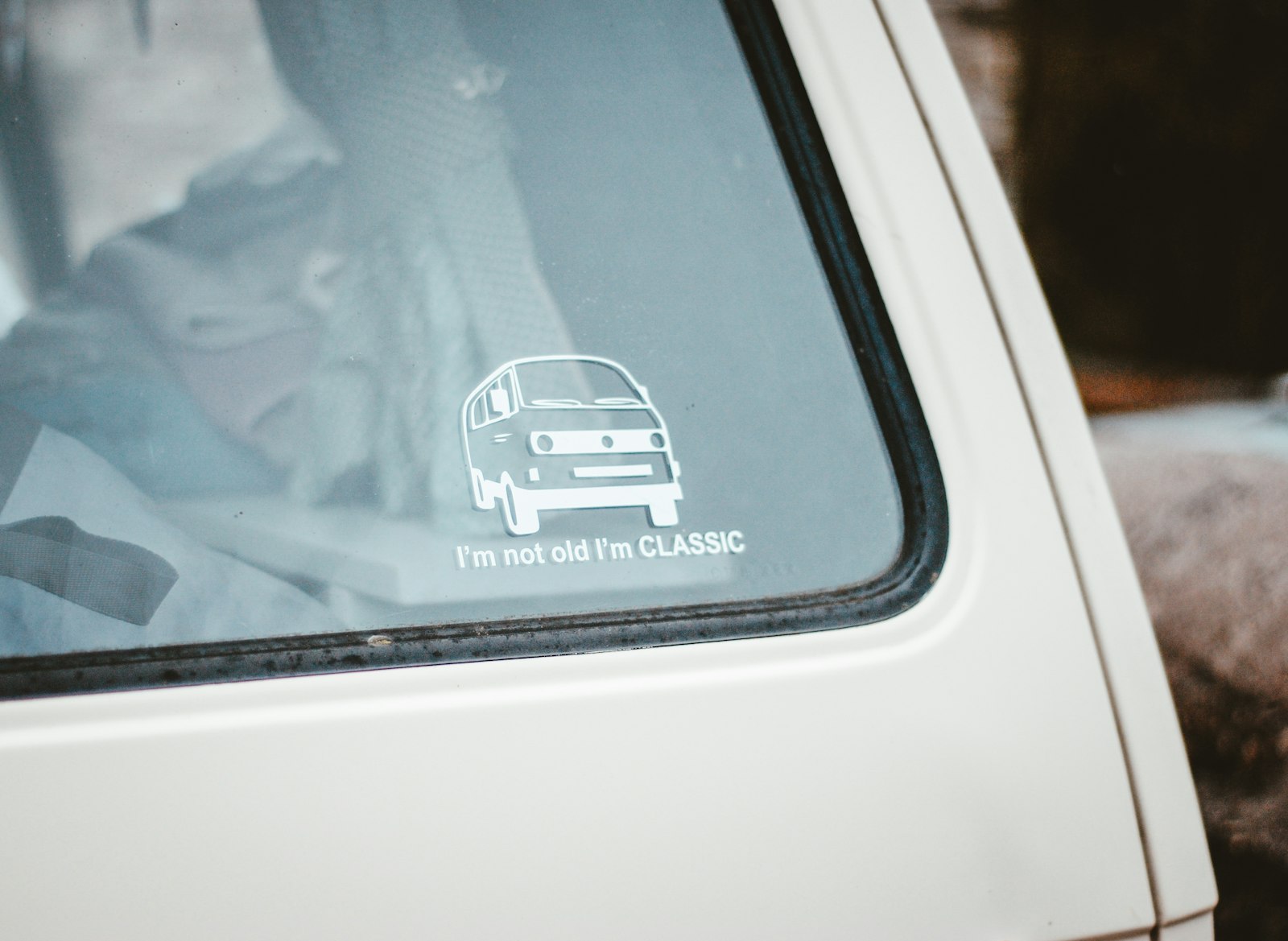 A Pennsylvania inspection sticker on a windshield
