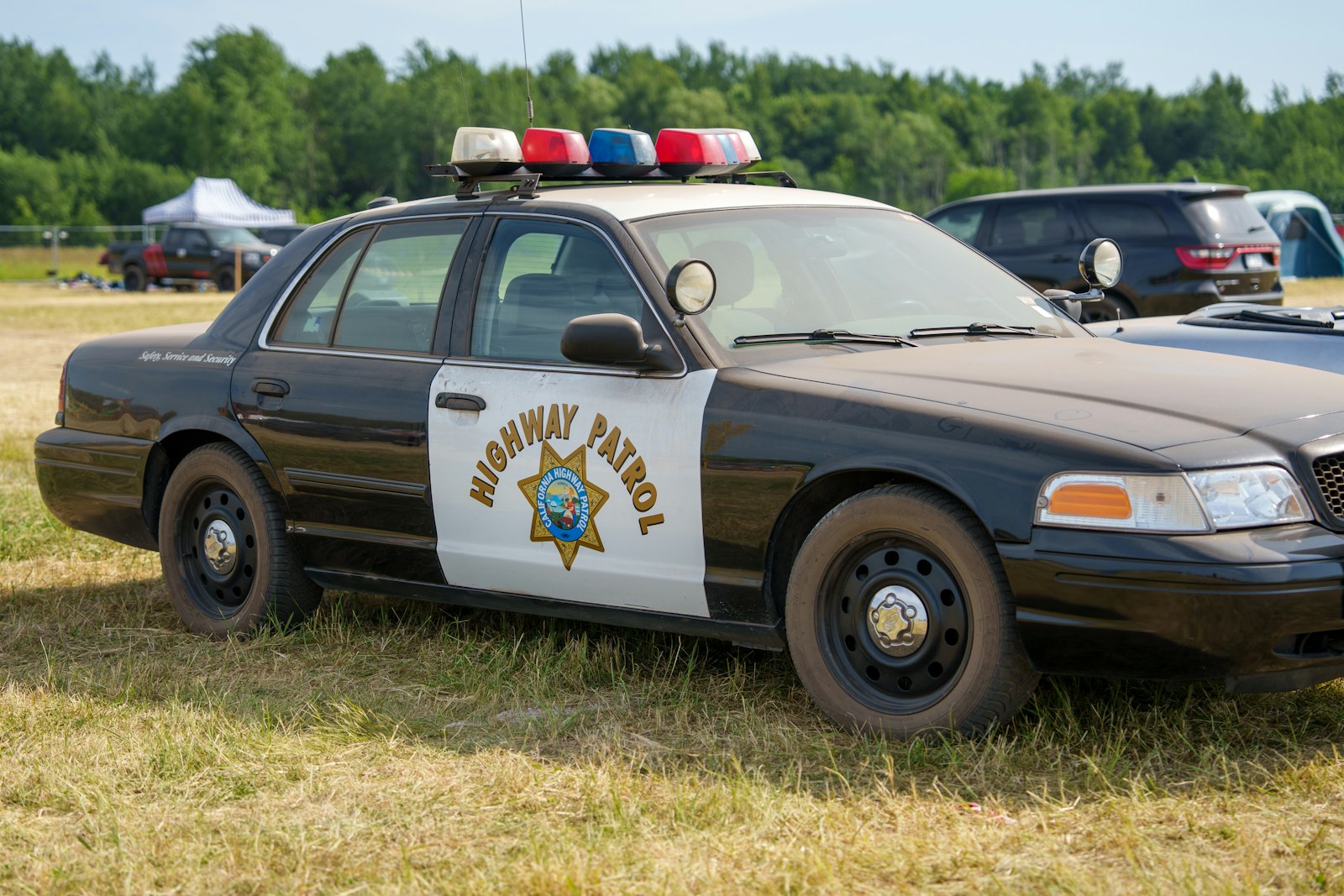 A police officer investigating an accident in Pennsylvania