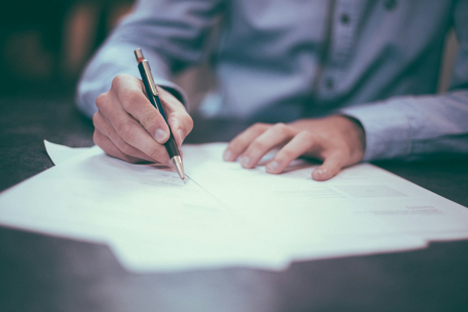 A power of attorney being prepared for notarization in Pennsylvania
