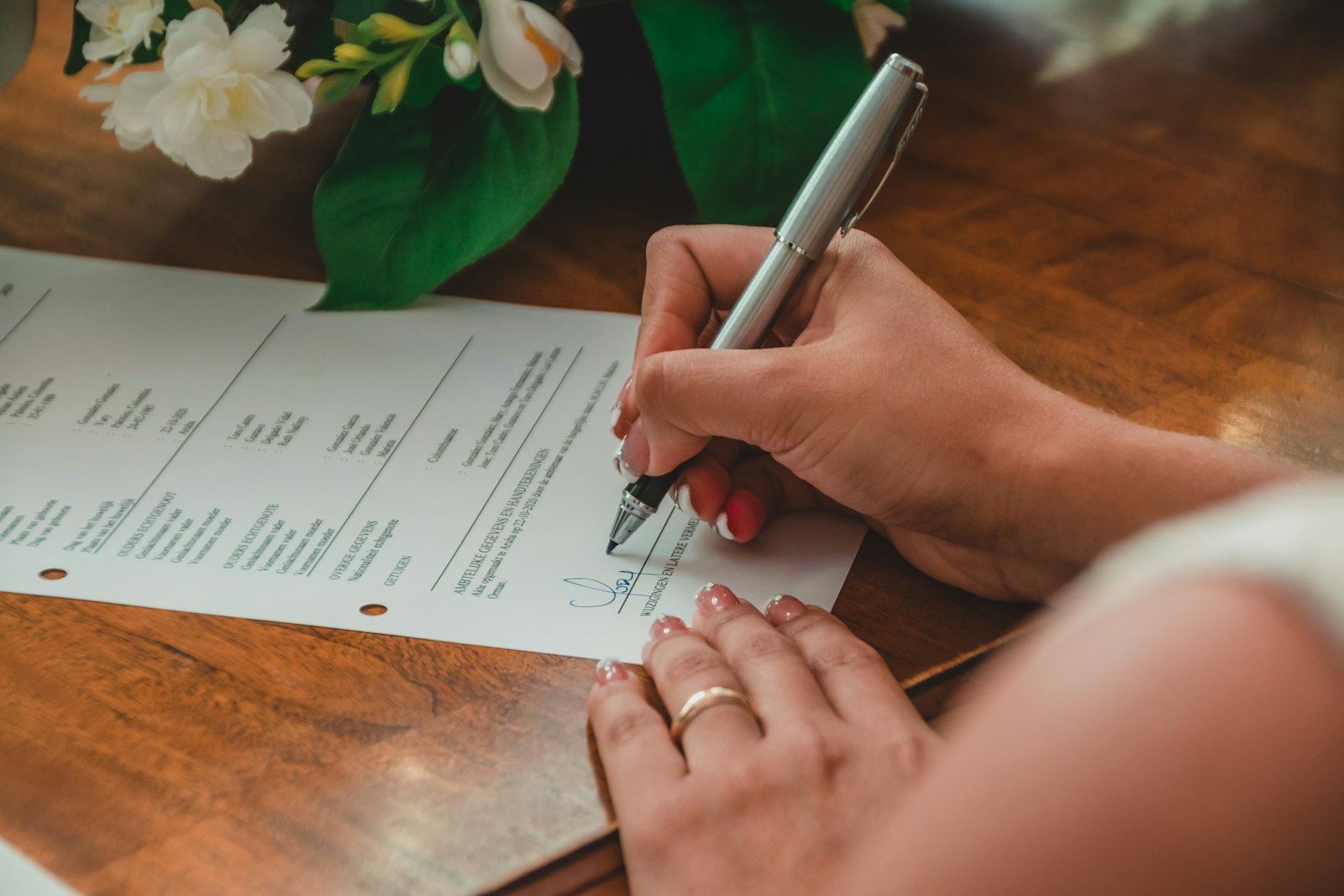 Signing a Pennsylvania stacking waiver form