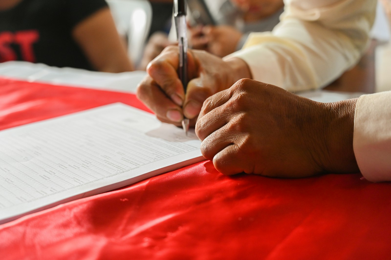 Witnesses present for a document signing in Pennsylvania